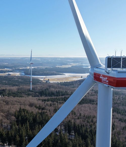 Windpark Hohfleck in Sonnenbühl