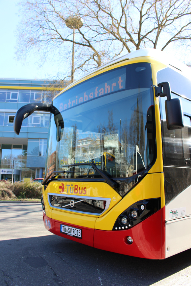 HybridbusFlotte in Tübingen wächst Die ersten vier von acht neuen